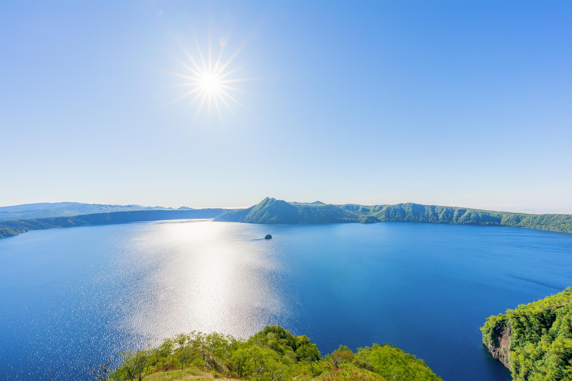 夏の摩周湖
