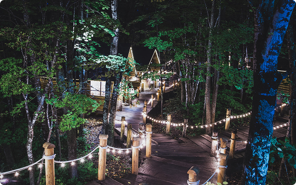 ニングルテラスのイルミネーション