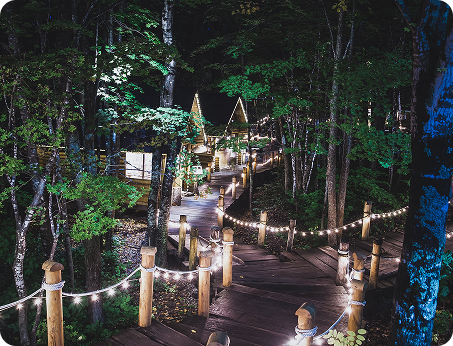 ニングルテラスのイルミネーション