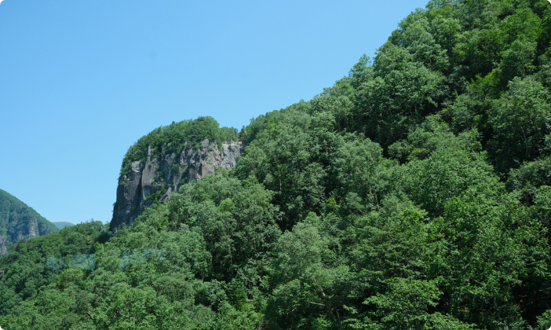 层云峡柱状节理
